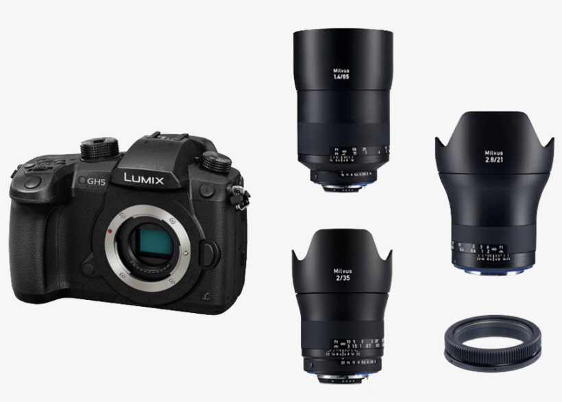 Panasonic Gh5 Zeiss Milvus 21,35,85 Bundle Camera 4k 60 Fps 881x881