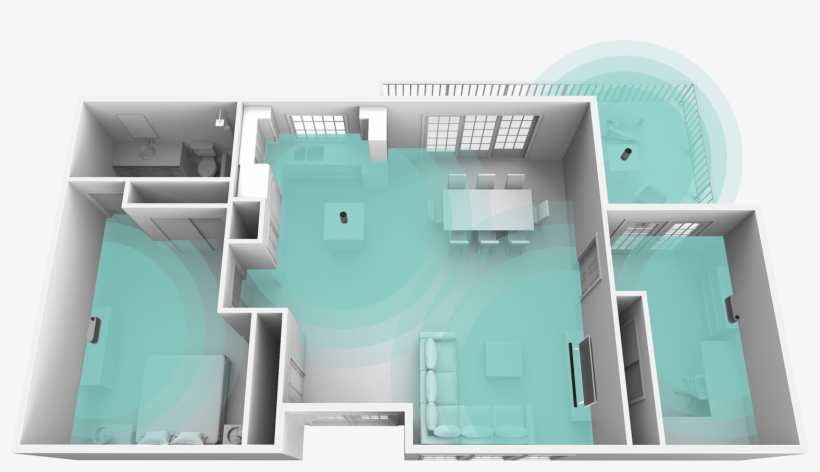 Speakers And Smartcast Sound Bars Over Wi-fi To Fill - Floor Plan, transparent png