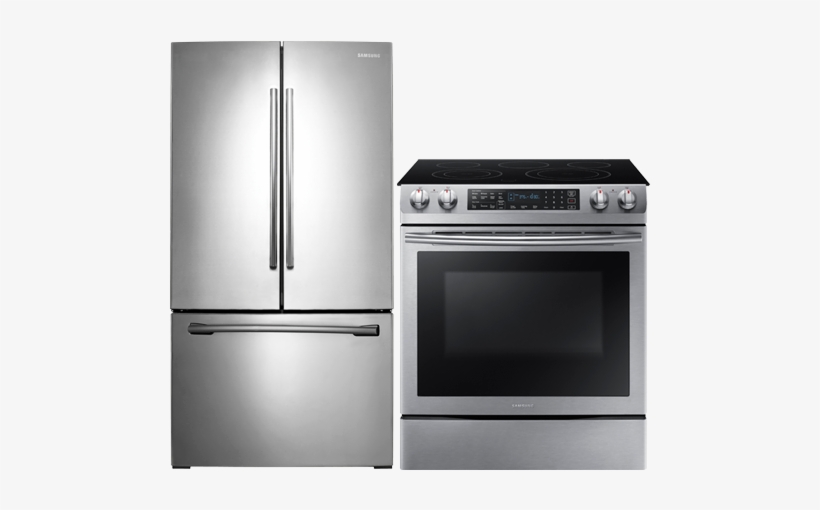 Image For Samsung Refrigerator And Range Set - Refrigerator, transparent png