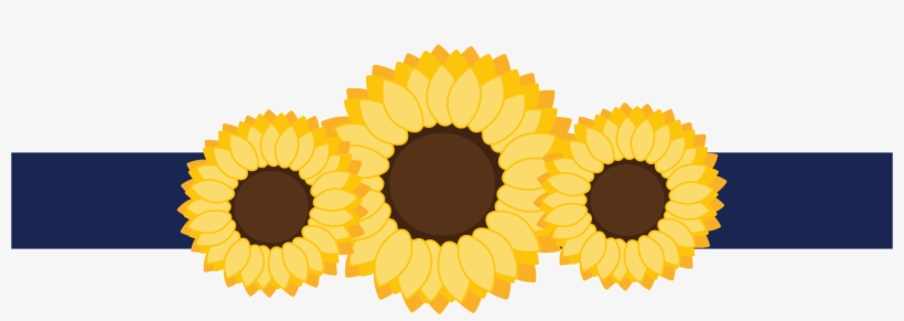 Wedding Stationery Package Samples - Navy Blue And Sunflower Clipart, transparent png