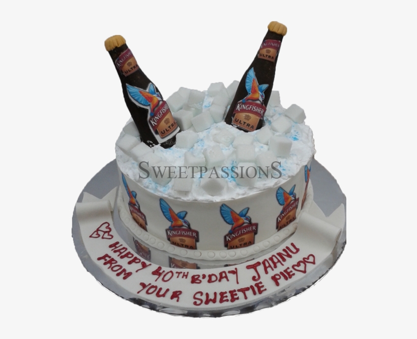 Kingfisher Ultra Bottles Cake - Kingfisher Ultra Beer Cake, transparent png