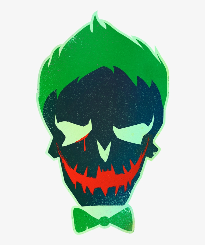 Suicide Squad Joker Skull Youth T Shirt - Suicide Squad Joker Png, transparent png