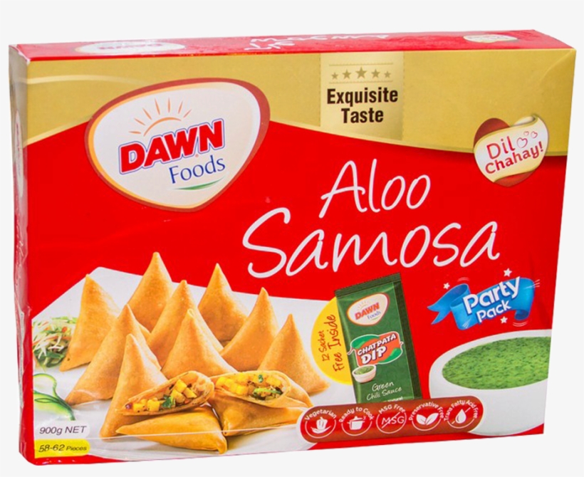 Dawn Aloo Samosa Economy Pack 50 Pcs 1000 Gm, transparent png
