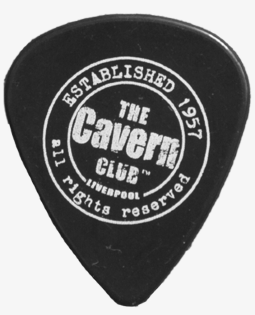 Cavern Club Logo Plectrum Black - Emblem, transparent png