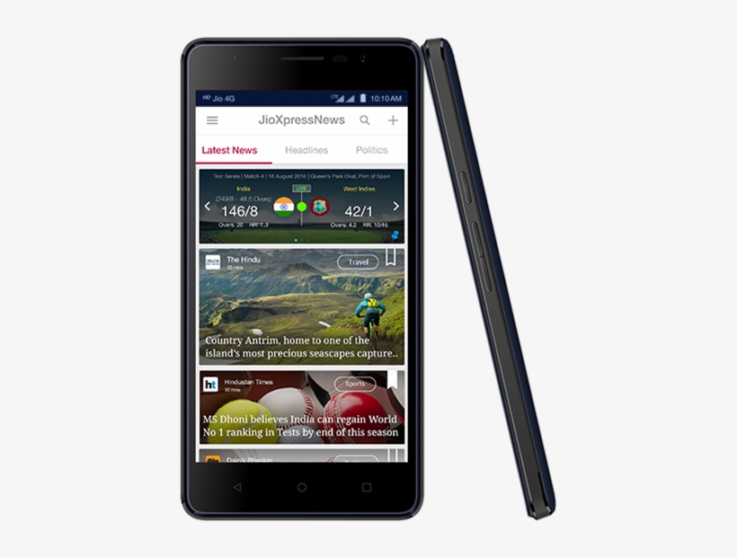 Lyf Wind 4s- Metal Frame Smartphone - Lyf Wind 4s Mobile, transparent png