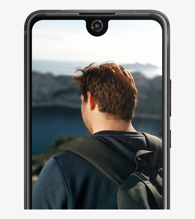Back Side Of A Man And The Live Artistic Blur Effect - Iphone, transparent png