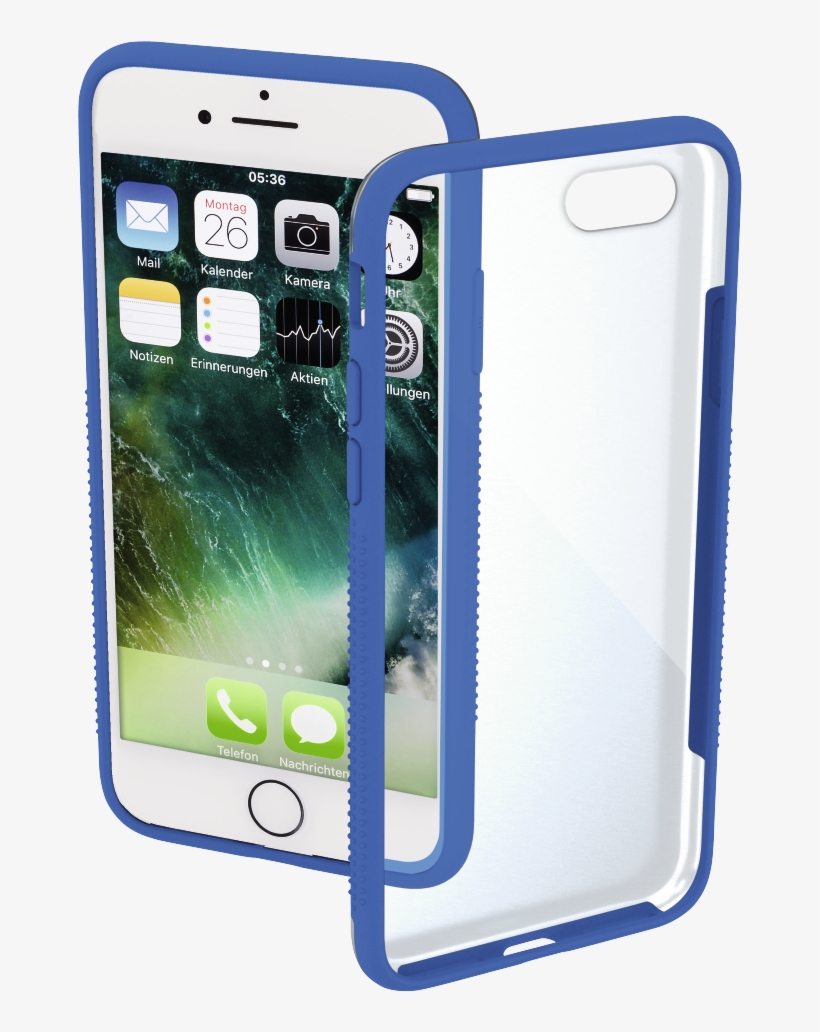 "frame" Cover For Apple Iphone 7/8, Transparent/blue - Hama Iphone 7 Tok, transparent png