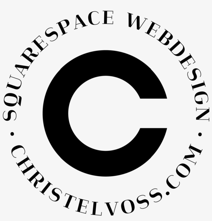 Logo Christelvoss Squarespace Webdesign - Circle, transparent png