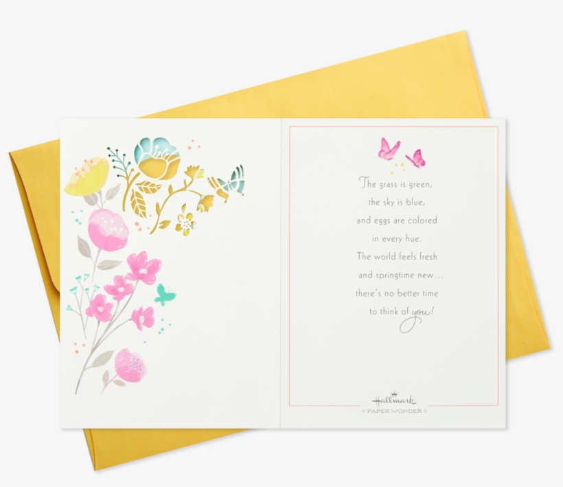 Welcome Easter Pop Up Shadow Box Easter Card - Paper, transparent png