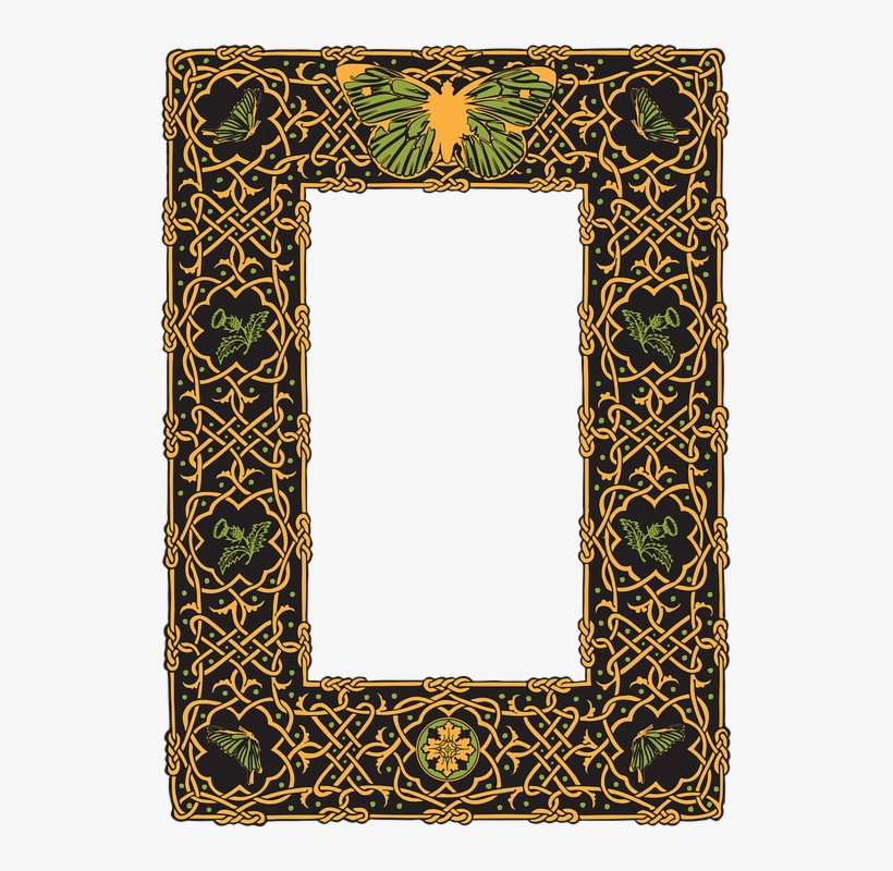 Border, Celtic, Pattern, Design, Ornament, Decoration - Celtic Knots Border Transparent Background, transparent png