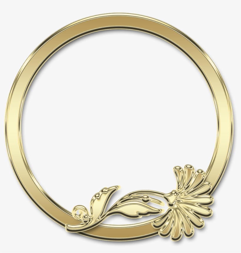 Frame,round - Circulo Dourado Png, transparent png