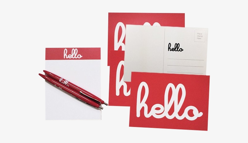 Hello Stationery Kit - Hi Hello Bye Vibes Chats, transparent png