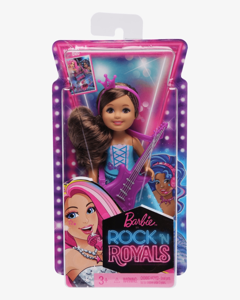 Girls In Rock 'n Royals Princess Chelsea Doll With - Barbie, transparent png