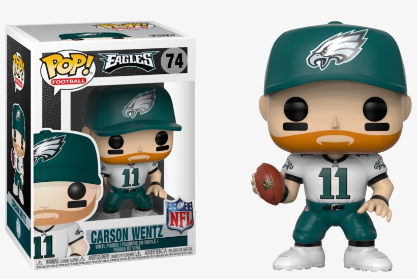 Carson Wentz Philadelphia Eagles Funko Pop Vinyl Figure - Carson Wentz Funko Pop, transparent png