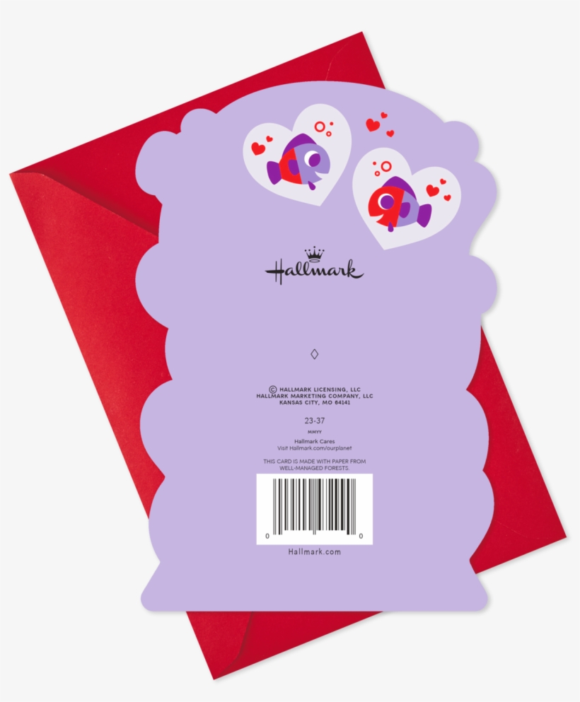 Mermaid Valentine's Day Card For Daughter - Illustration, transparent png