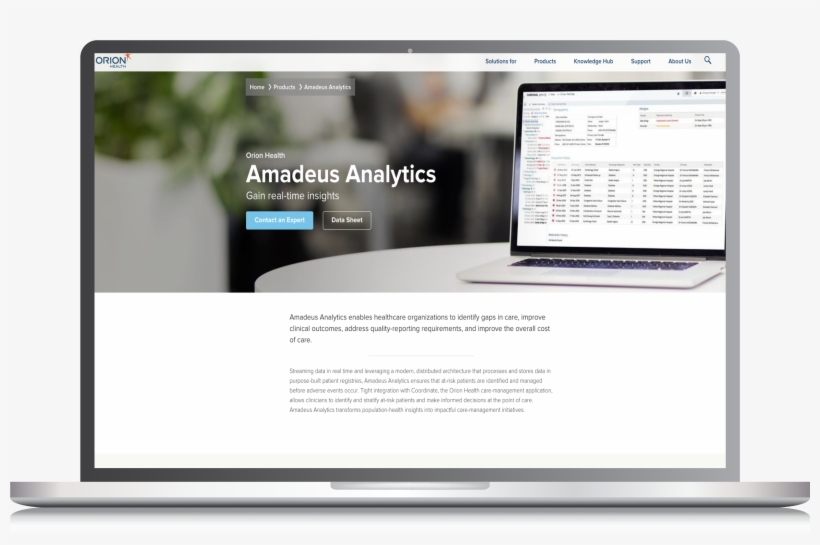 Amadeus Analytics - Website, transparent png