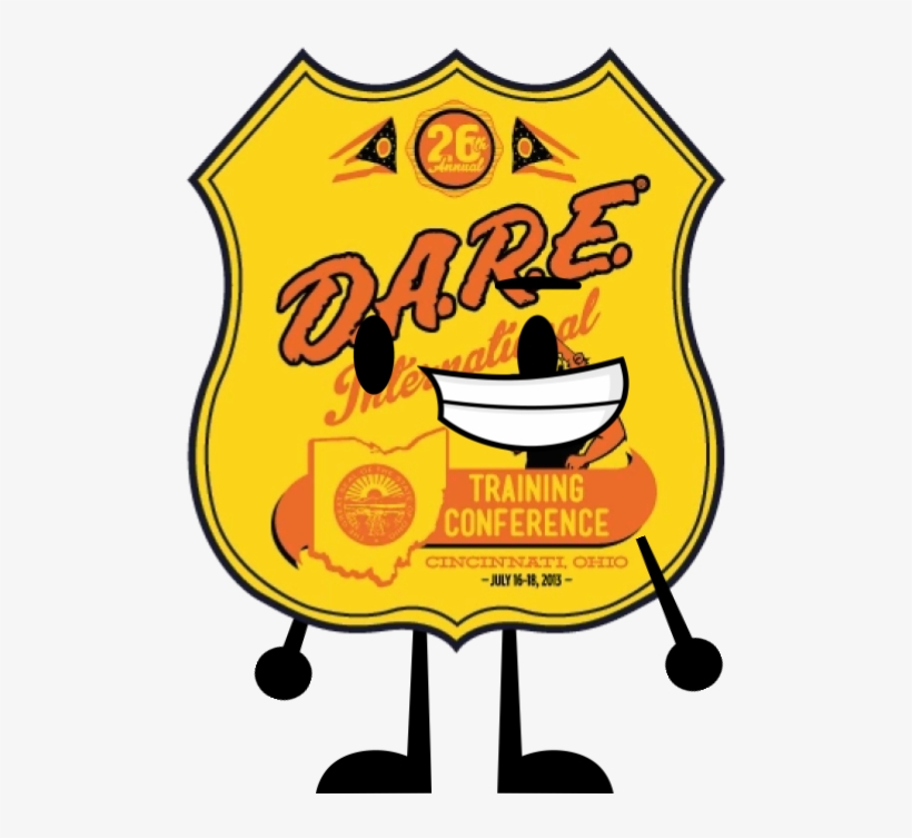 D - A - R - E - Badge - Portable Network Graphics, transparent png