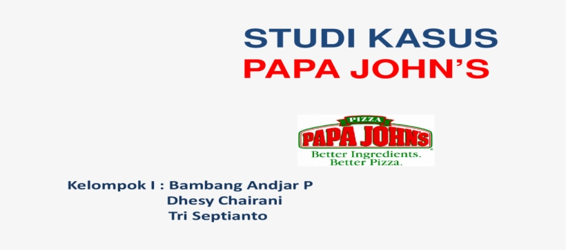 Papa Johns, transparent png