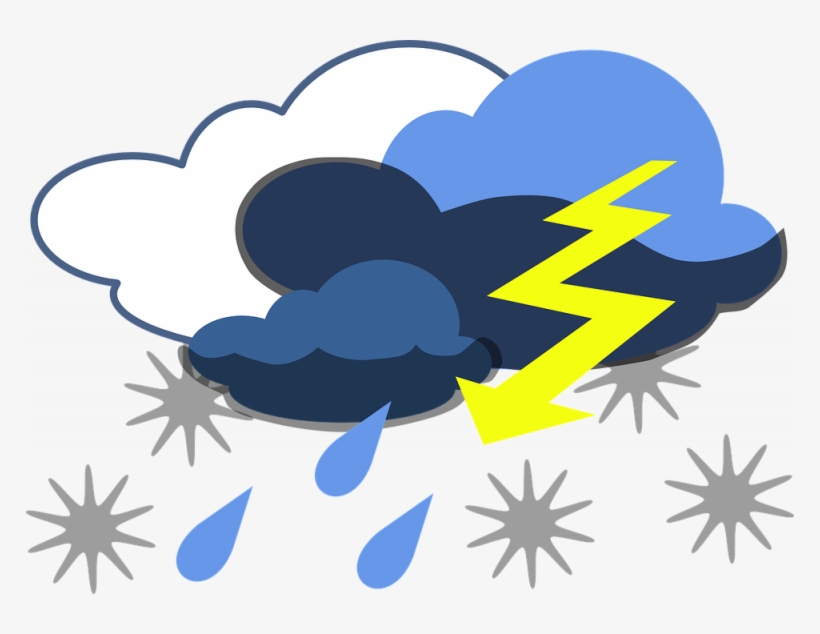 Graphic Freeuse Library Storm House For Free Download - Bad Weather Clip Art, transparent png