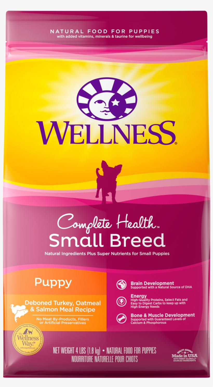Ch Small Breed Puppy - Wellness Complete Health Small Breed Puppy Turkey Oatmeal, transparent png