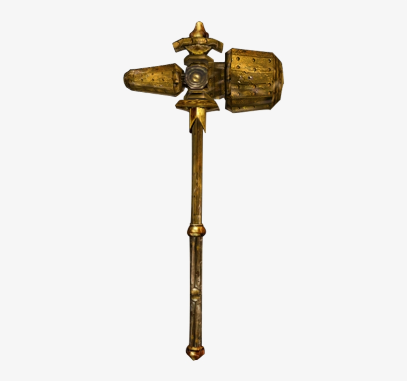 Warhammer Of Wounds - Dwarven Hammer Elder Scrolls, transparent png