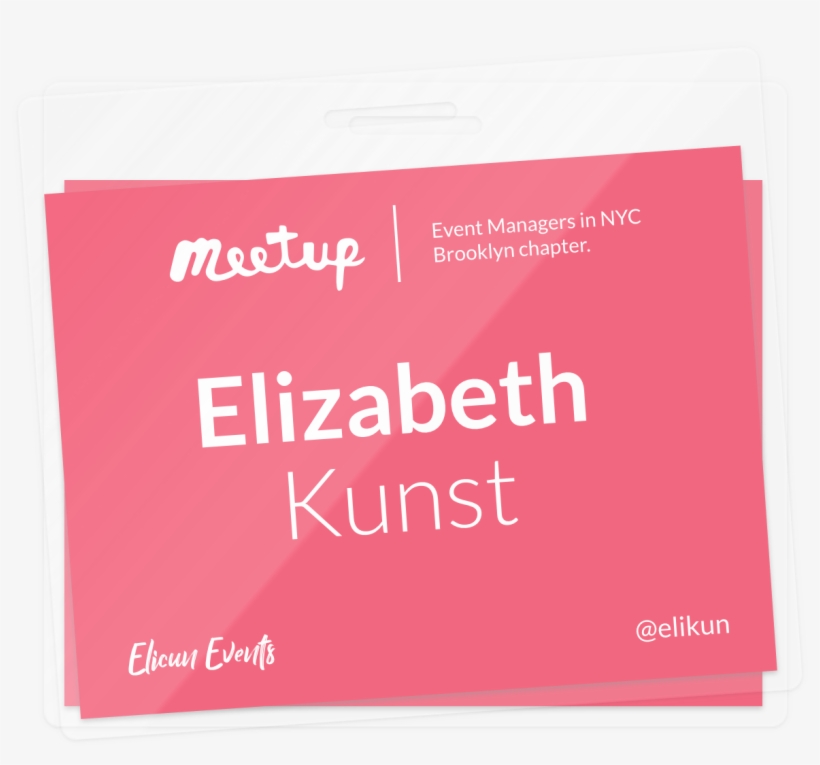 Create Name Badges For Your Meetup - Wizalid, transparent png
