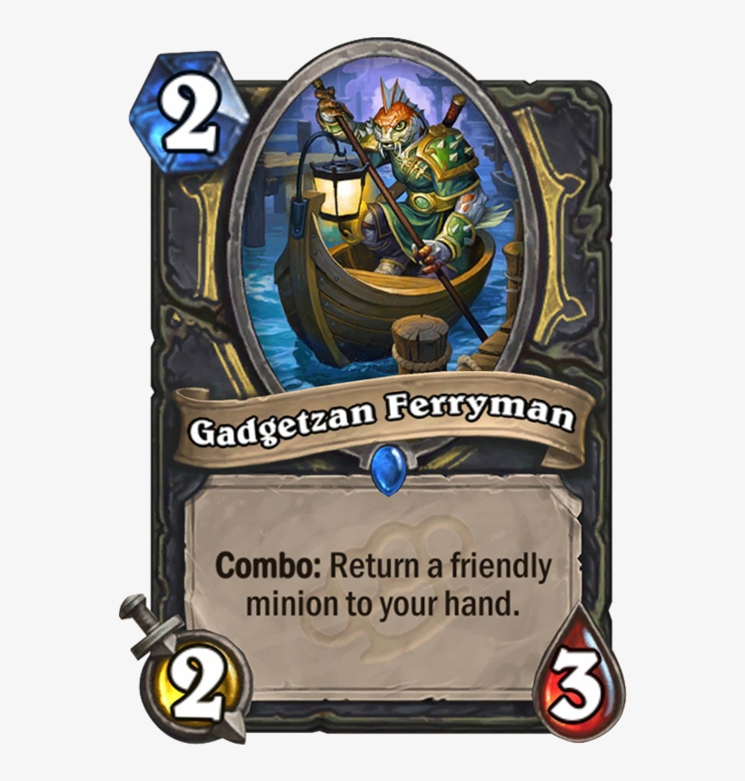 Gadgetzan Ferryman - Flametongue Totem, transparent png
