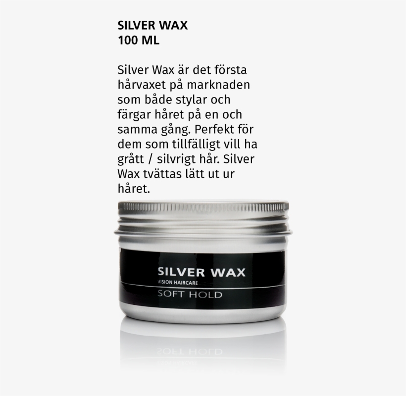Silver Wax 100 Ml - Vision Haircare Silver Wax, transparent png