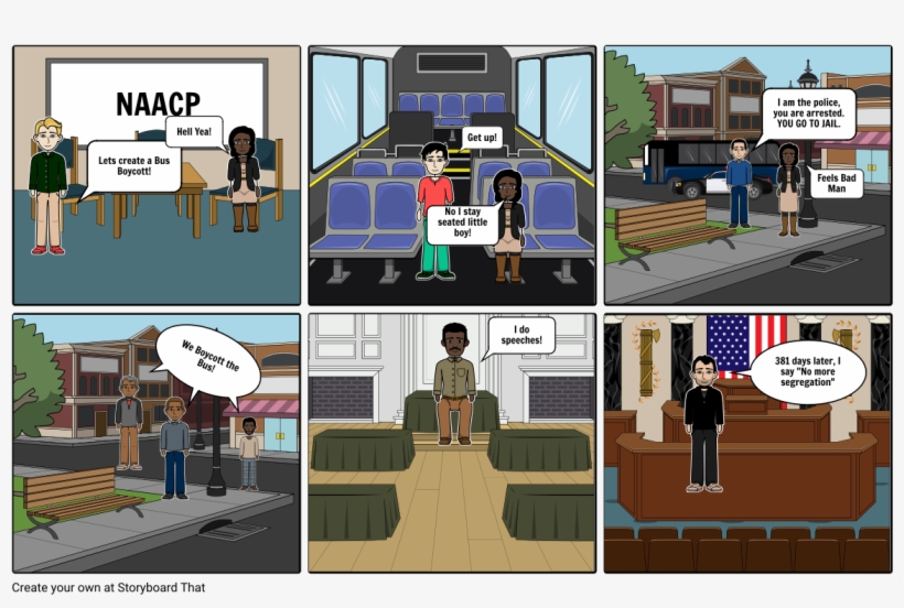 Lets Create A Bus Boycott ﻿﻿﻿﻿naacp Hell Yea ﻿ No - Storyboard, transparent png