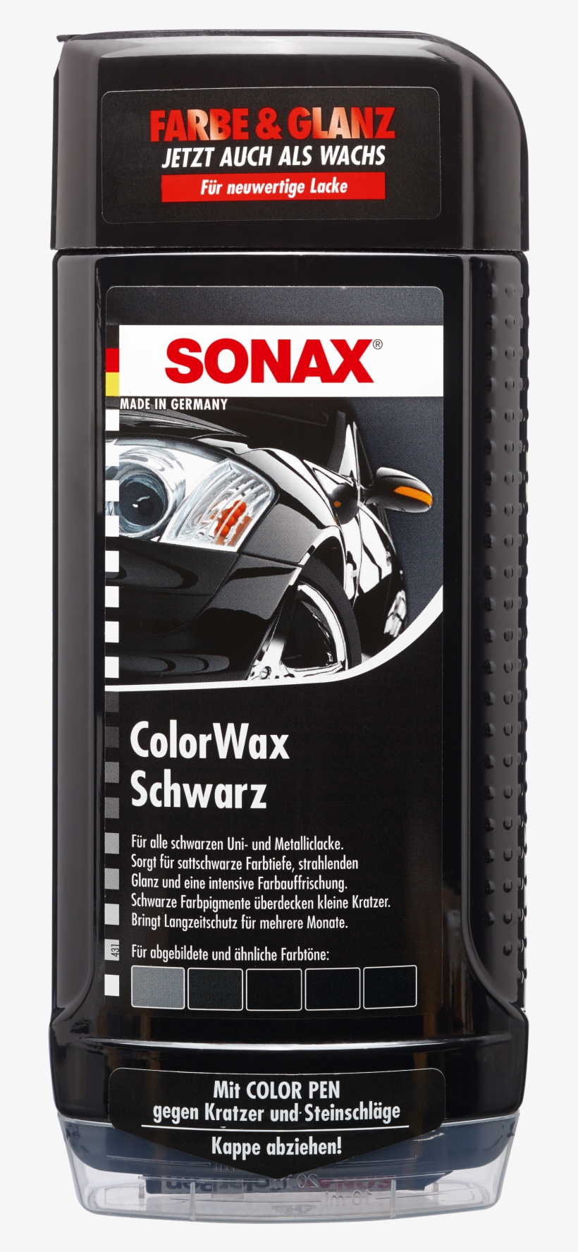 Colour Wax Black - Sonax Black Polish, transparent png