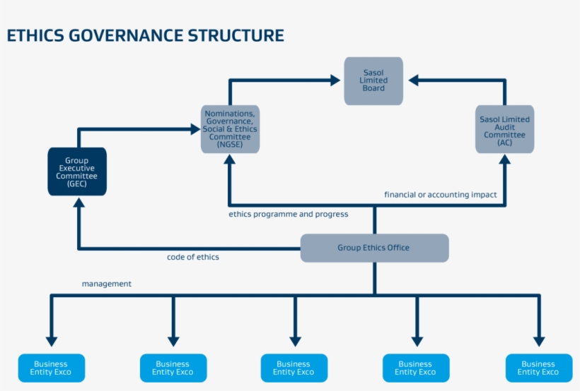 The Chief Ethics Officer Reports To The Senior Vice - Diagram, transparent png