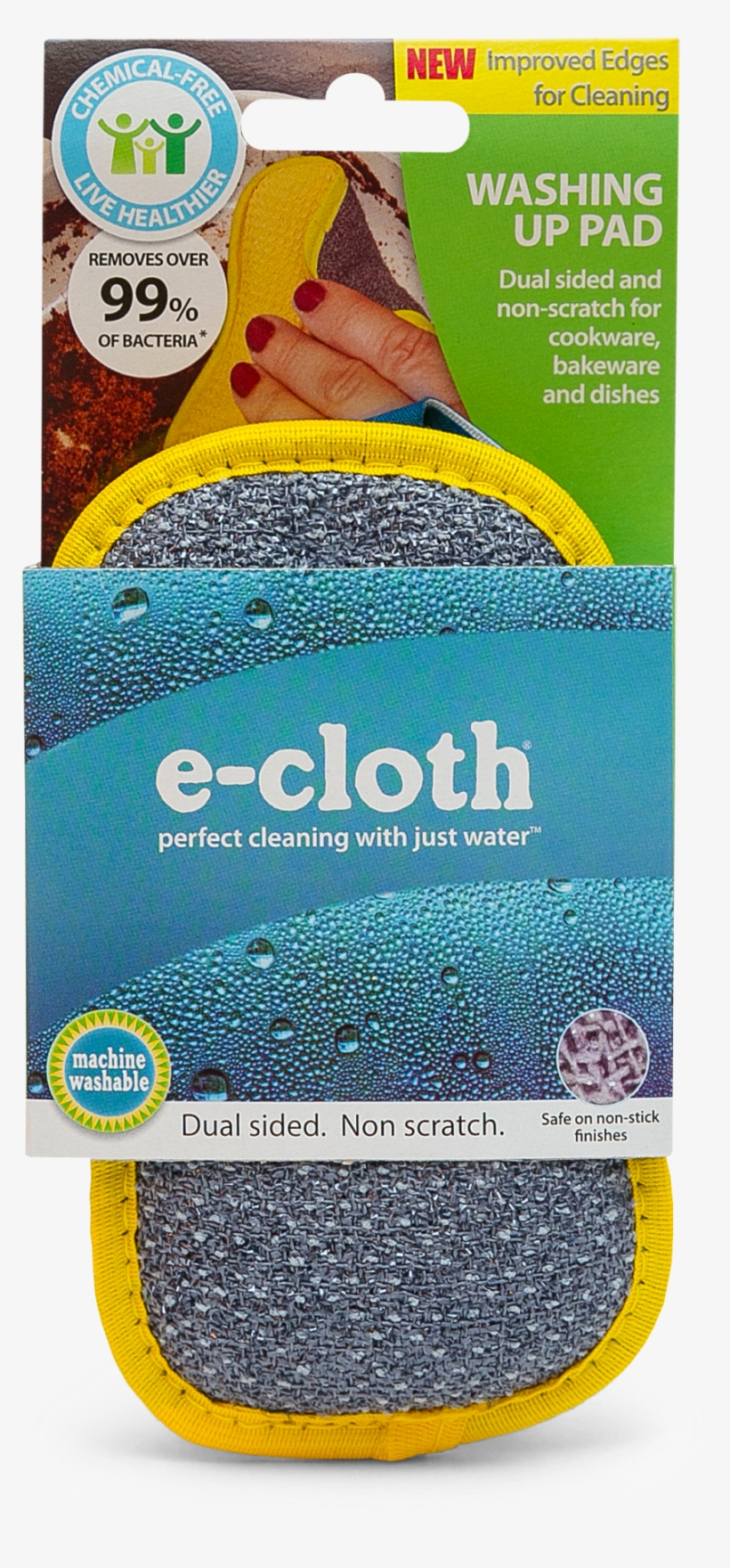 Package Of Washing Up Pad, Non-scratch Kitchen Scrubber/wiper - Dishwashing, transparent png