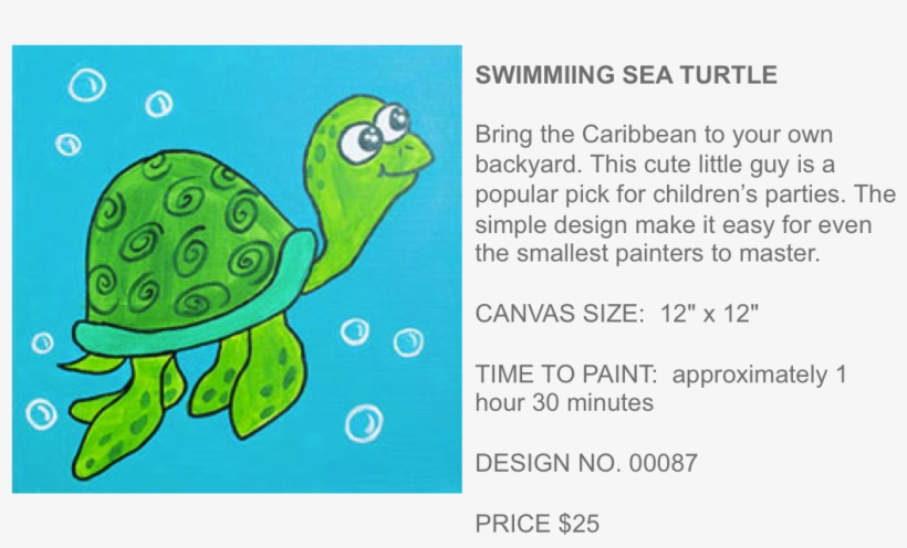 Popup Paint Studio - Loggerhead Sea Turtle, transparent png