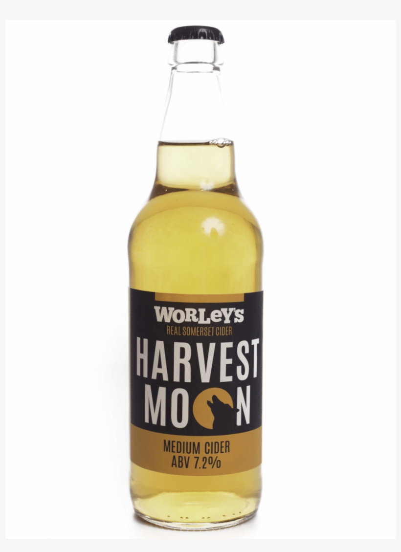 Worley's Harvest Moon - Beer Bottle, transparent png
