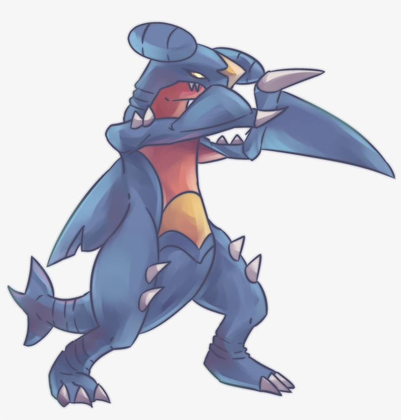 Garchomp, The Spiked Destroyer 30th Of These Little - Cartoon, transparent png