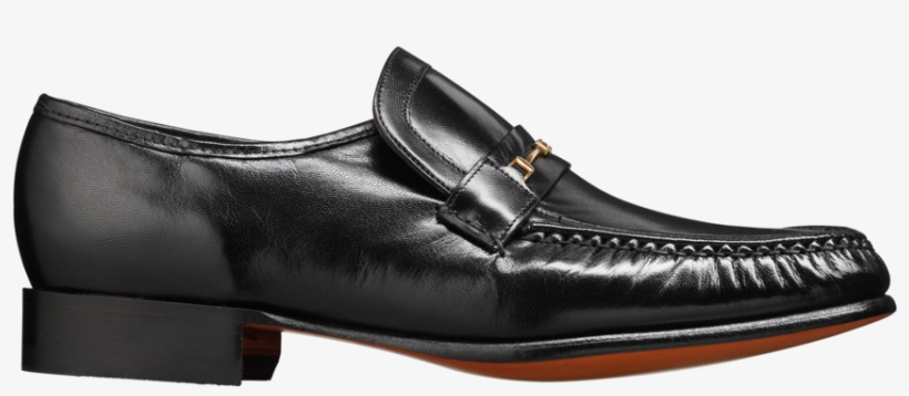 Laurie - Black Kid - Slip-on Shoe, transparent png