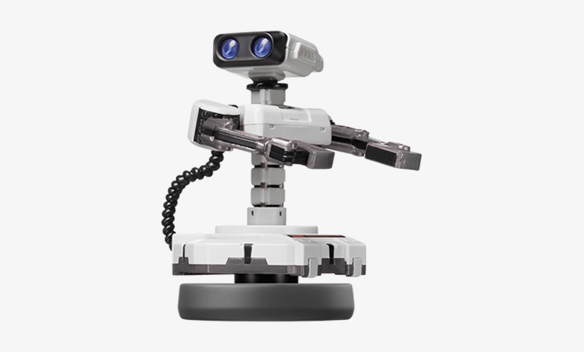 R - O - B - Amiibo - Super Smash Bros Rob Amiibo, transparent png