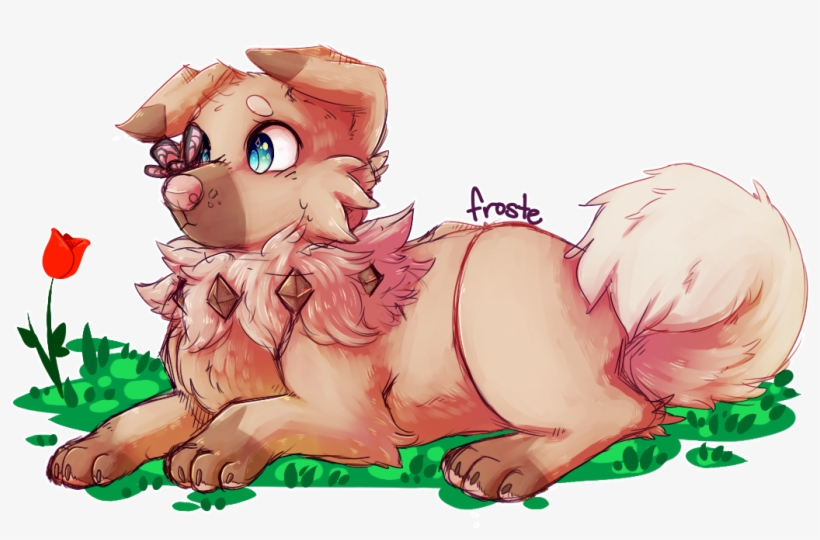 Rockruff - Cartoon, transparent png