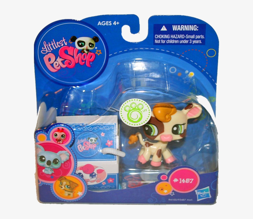 Littlest Pet Shop 1457 Cow With Milk Carton 2-pack - Littlest Pet Shop Two Pack, transparent png