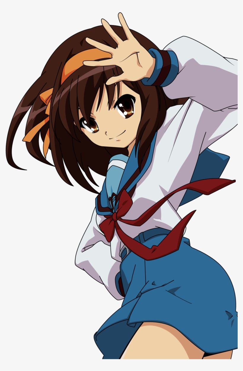 333kib, 800x1192, Haruhi Suzumiya Vector By Leek128-d2kpa7r[1] - Haruhi Suzumiya, transparent png