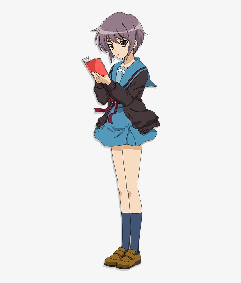 Yuki Nagato - Yuki Nagato Full Body, transparent png