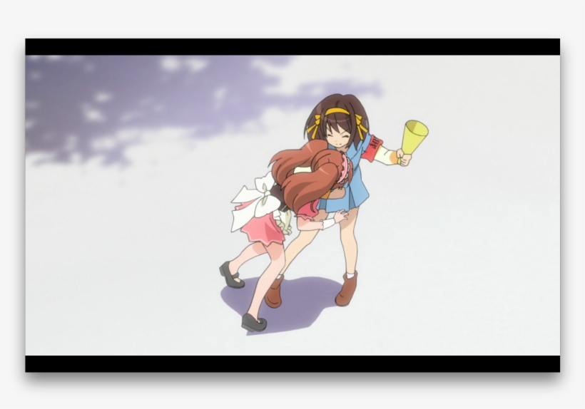 Holy Shit Did Haruhi Just Will Mikuru To Have More - Cartoon, transparent png