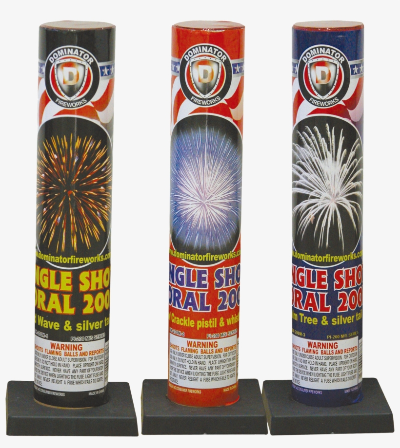 Photo Png Dm 200m Single Shot Tubes Single Shot Floral, transparent png