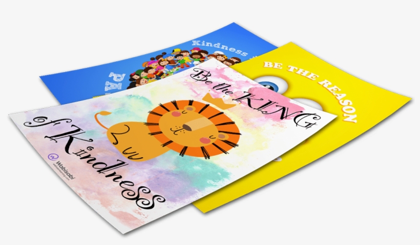 Kindness Poster Mockup - Paper, transparent png