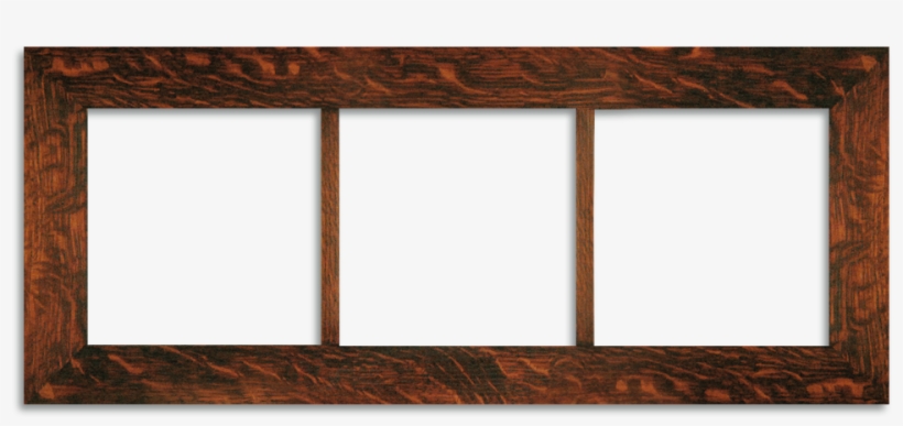 Triple Craftsman Oak 2-inch Oak Park Frame - Picture Frame, transparent png
