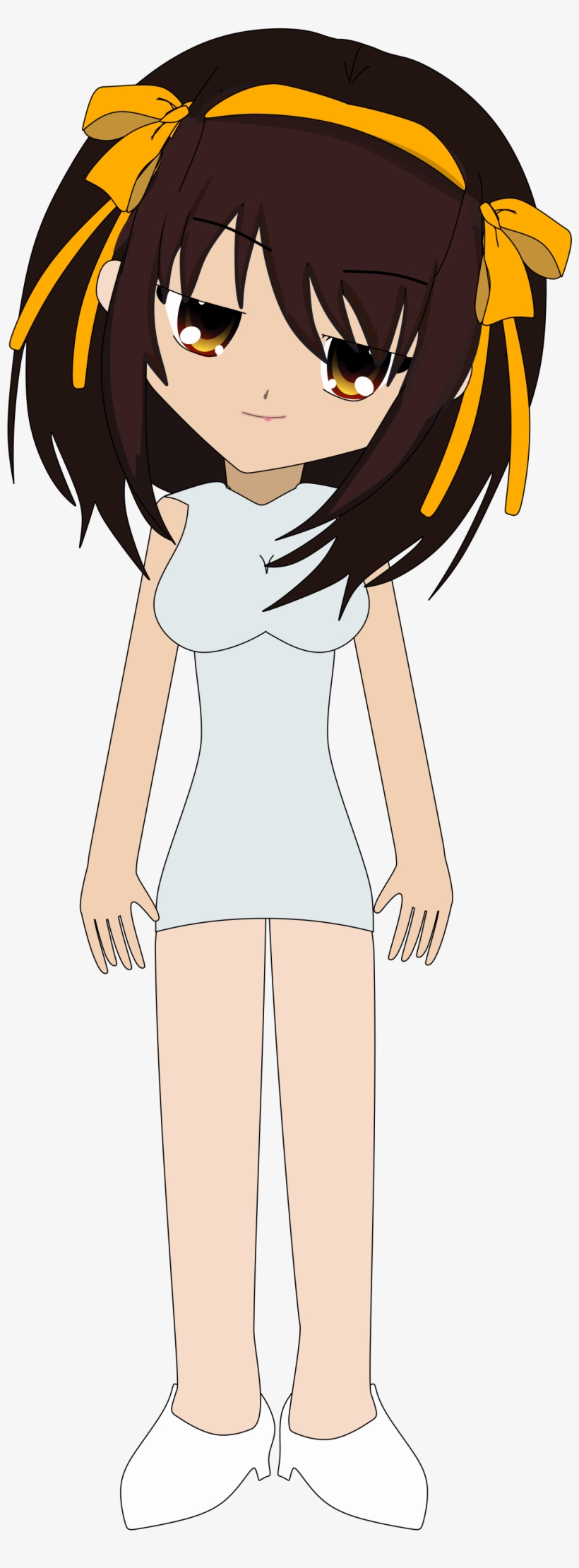 Everytime I Look At My Own Haruhi Sprites - Cartoon, transparent png
