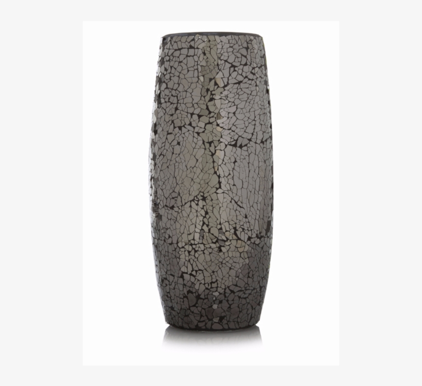 Black Mosaic Vase - Vase, transparent png