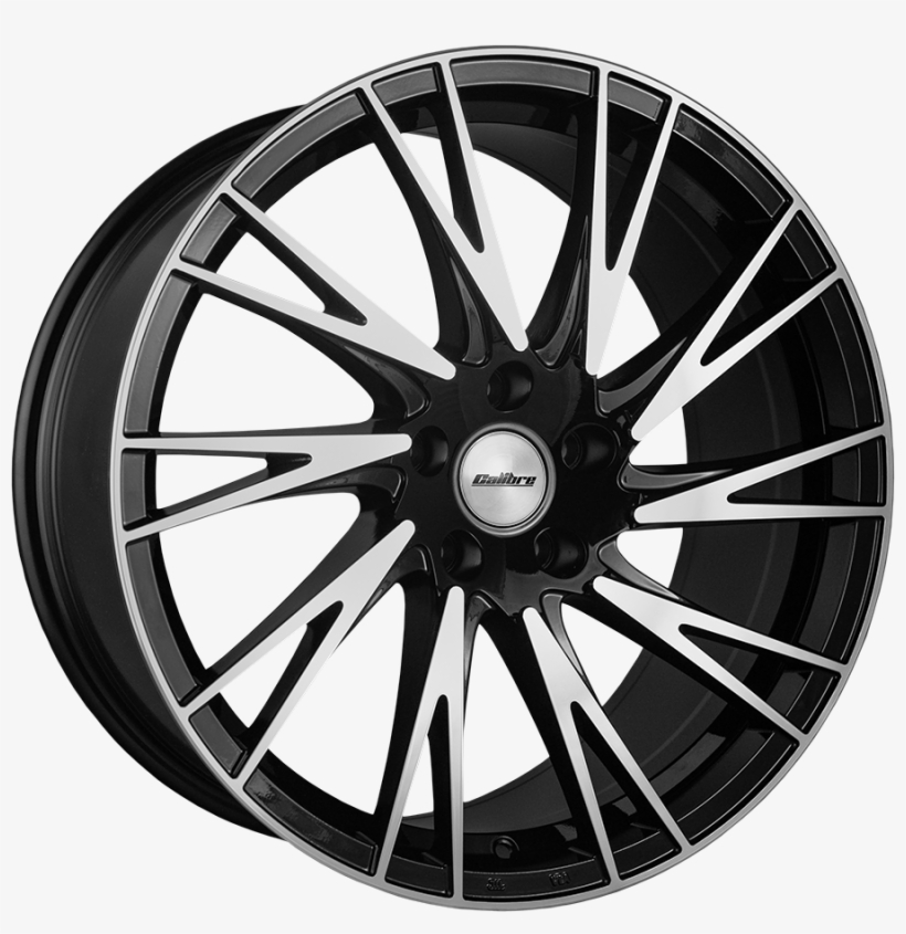 20" Calibre Storm Black/pol Alloy Wheels Vw Transporter - Speedy Fin, transparent png
