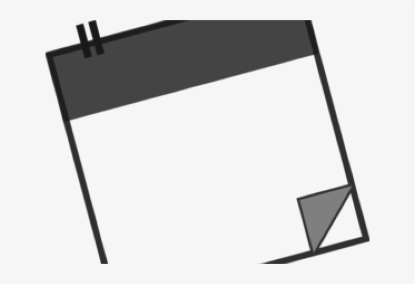 Blank Calendar Clipart Black And White, transparent png