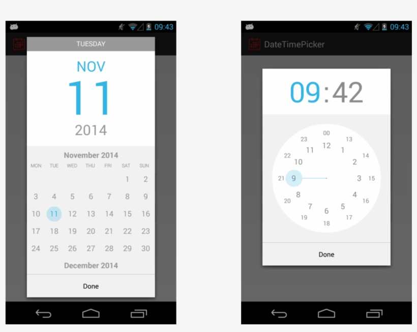For Example Read A Calendar Similar To This And Select - Android Studio ...